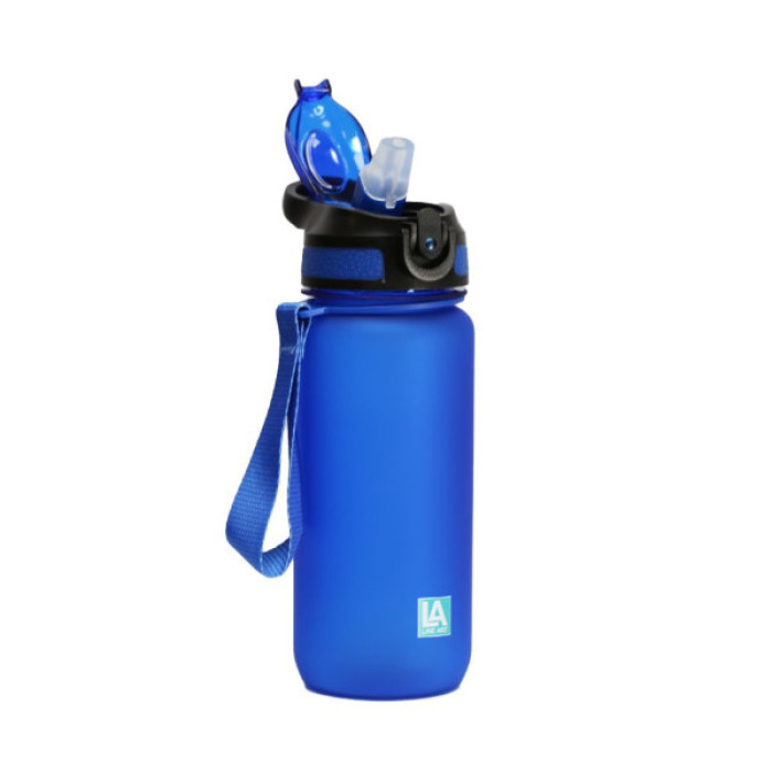 Пляшка для води Line Art Merlo 600 мл синій (60013818LA-03)