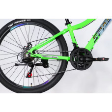 Велосипед Space 26" LYRA DD FR рама-13" AL 2026 сріблясто-зелений (OPS-SP-26-099)