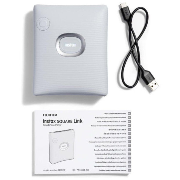 Сублімаційний принтер Fujifilm INSTAX SQ Link White (16785470)
