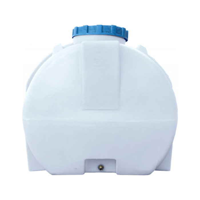 Ємність для води Пласт Бак горизонтальна харчова 1000 л біла (1312)