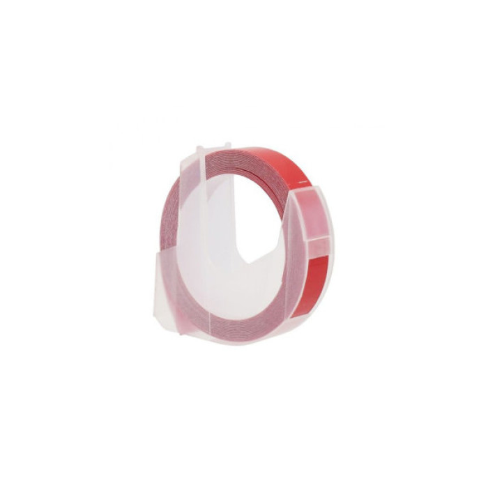 Стрічка для принтера етикеток UKRMARK D-520102-RE, 9 мм х 3 м, червона, аналог DYMO 520102 / S0898150 (900858)
