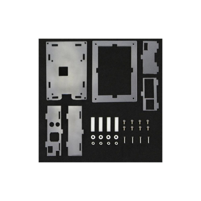 Корпус для Мікро ПК Raspberry Pi для PI4 прозорий (Acrylic, for 3.5 inch LCD) (RA575)