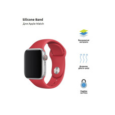 Ремінець до смарт-годинника Armorstandart Sport Band (3 Straps) для Apple Watch 42 (Series 11-10)/41/40/38 Red (ARM49076)
