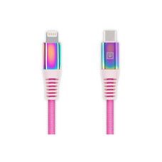 Дата кабель USB-C to Lightning 1.0m MFI Rainbow REAL-EL (EL123500054)