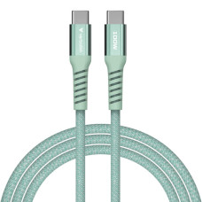 Дата кабель USB-C to USB-C 1.2m Magnetic 100W green Verbatim (31855)