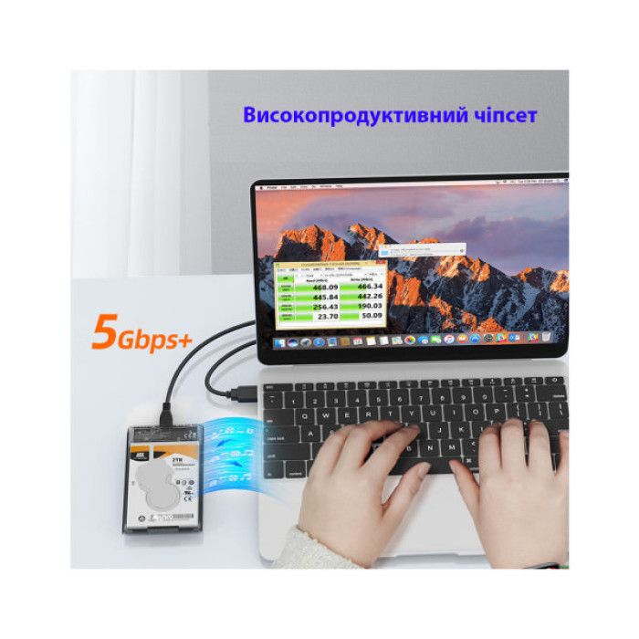 Кишеня зовнішня Maiwo 2.5" SATA/SSD HDD - USB3.0 (K2510B)