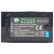 Акумулятор до фото/відео PowerPlant Panasonic VW-VBD98, 10400mAh (CB970100)