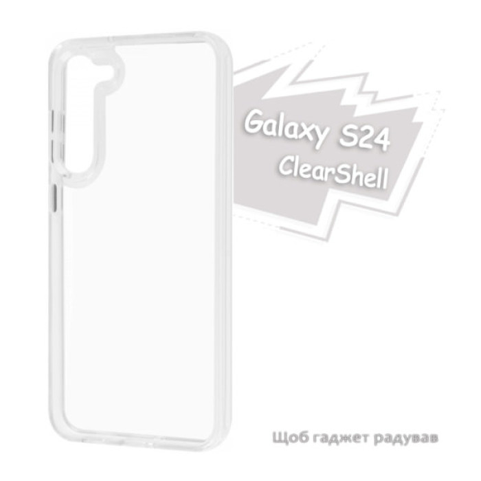 Чохол до мобільного телефона BeCover ClearShell Samsung Galaxy S24 SM-S921 Transparancy (713392)