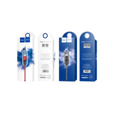 Дата кабель USB 2.0 AM to USB-C 1.0m 3A nylon black HOCO (6957531062868)