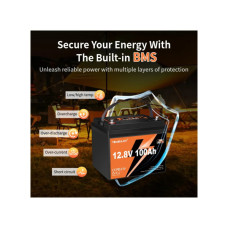 Батарея LiFePo4 YEAGULCH 12.8V 100Ah Mini Max (YEAGULCH-12,8V/100Ah Max)