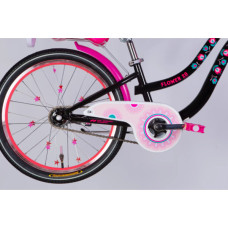 Велосипед Formula 20" Kid FLOWER PREMIUM BH рама-10" ST 2026 чорний з рожевим (OPS-FRK-20-242)