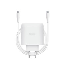 Зарядний пристрій Trust USB-C 65W GaN PD/PPS white (25524_TRUST)