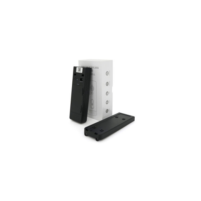 Дверний дзвінок YOSO Wi-Fi video 2MP battery -18650 SD card black (DoorVision-WIFI-02-2)
