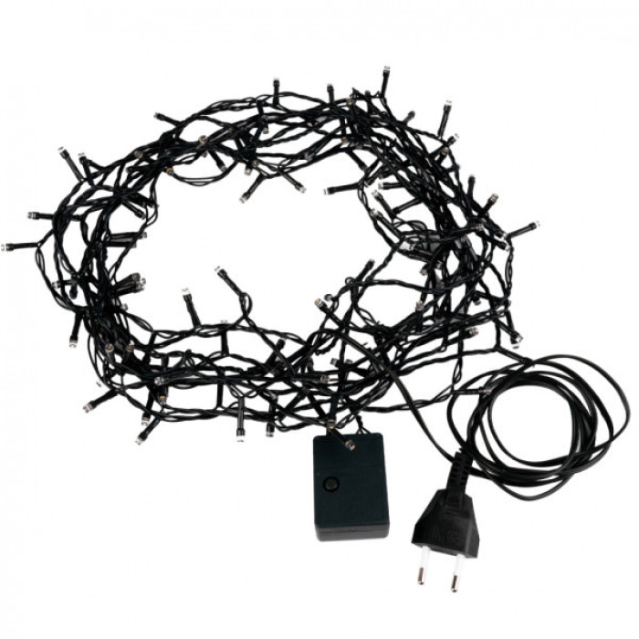 Гірлянда YES! Fun Нитка 120 LED Тепло-біла 8.4 м 8 режимів Мерехтіння (974832)
