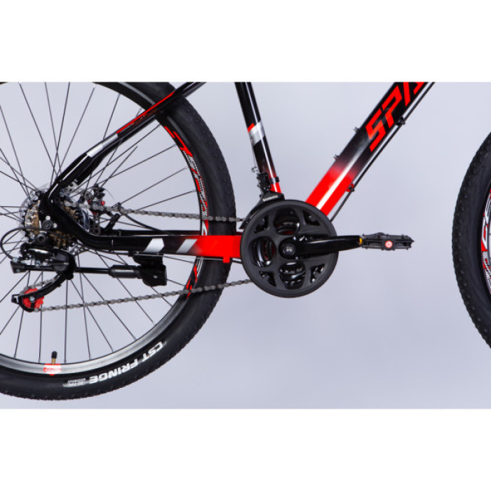 Велосипед Space 26" MERCURY DD FR рама-13" AL 2026 чорно-червоний (OPS-SP-26-084)
