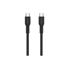 Дата кабель USB-C to USB-C 1.0m OnWire 60CL C-C 60W COLOR Braided 1m Black Canyon (CND-CCAP60AB10B)