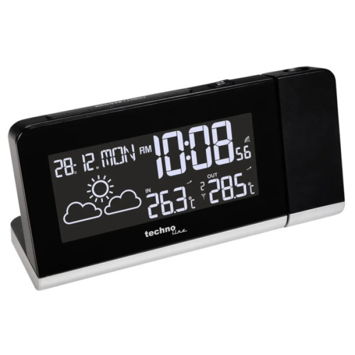 Настільний годинник Technoline WT539 проекційний Black (DAS301813)