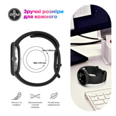 Ремінець до смарт-годинника Armorstandart Google Pixel Watch / Watch 2 / Watch 3 41 mm Grey (ARM75418)
