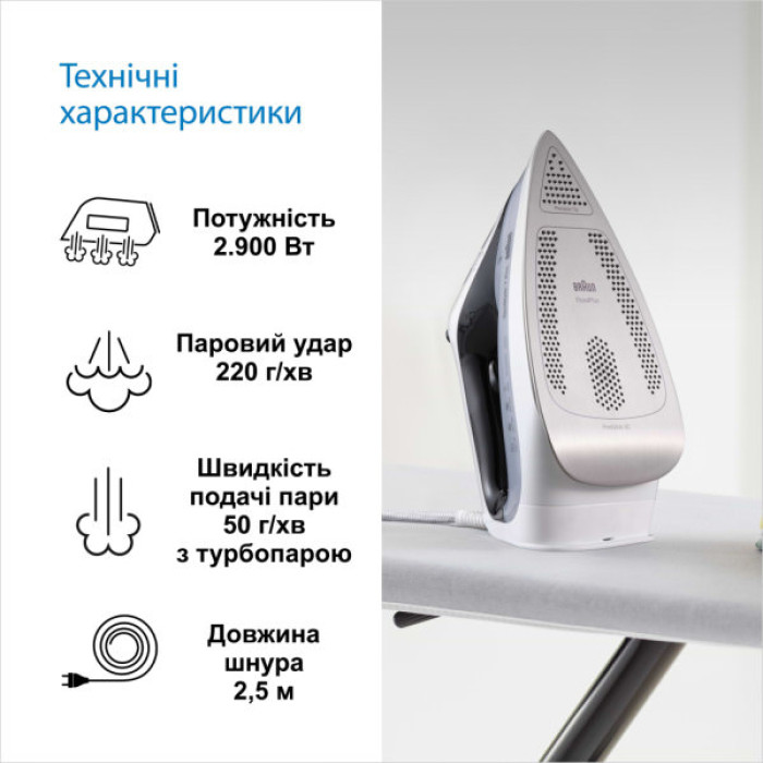 Праска Braun SI 7149 WB (SI7149WB)