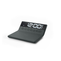 Настільний годинник Muse з бездротовою зарядкою телефону (M-168 WI)