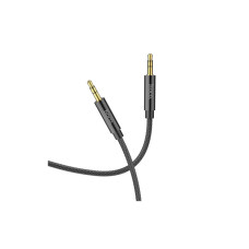 Кабель мультимедійний 3.5mm M to 3.5mm M 1.0m Black HOCO (6931474759863)