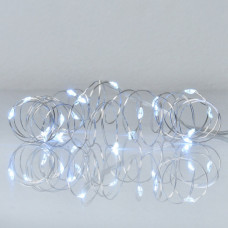 Гірлянда YES! Fun Нитка на мідному дроті 20 LED Холодно-біла 2 м Статична На батарейках (975021)