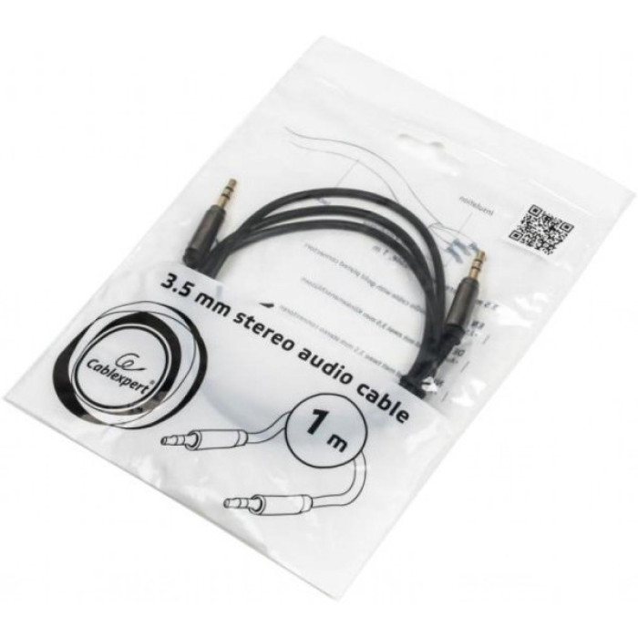 Кабель мультимедійний 3.5mm M to 3.5mm M 1.0m Cablexpert (CCAP-444-1M)