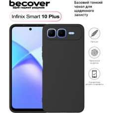 Чохол до мобільного телефона BeCover Silicone Infinix Smart 10 Plus (X6725B) Black (713764)