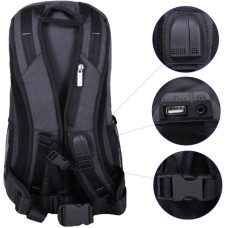 Рюкзак для ноутбука Bagland 15.6" Granite 23L black/gray 0012069 (7072175)