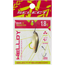 Блешня Select Welldy 1.8g 31mm 05 Golden Fish (1870.80.83)