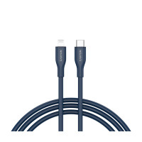 Дата кабель USB-C to Lightning 1.0m CLNM60 C-L 60W MFI Silicon Blue Canyon (CNS-CLNM60SC10DB)