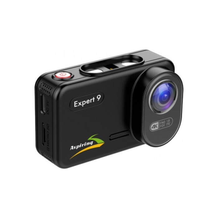 Відеореєстратор Aspiring Expert 9 Speedcam, WI-FI, GPS, 2K, 2 cameras (Aspiring Expert 9 Speedcam, WI-FI, GPS, 2K, 2 cameras)