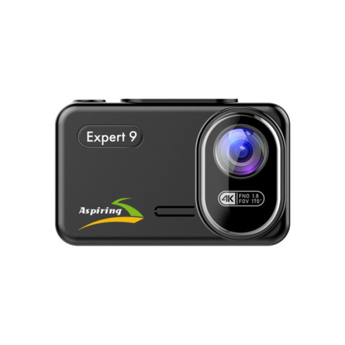 Відеореєстратор Aspiring Expert 9 Speedcam, WI-FI, GPS, 2K, 2 cameras (Aspiring Expert 9 Speedcam, WI-FI, GPS, 2K, 2 cameras)