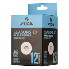М'ячик для настільного теніса Stiga Seasons White 12 шт (1110-2810-12) (931162)