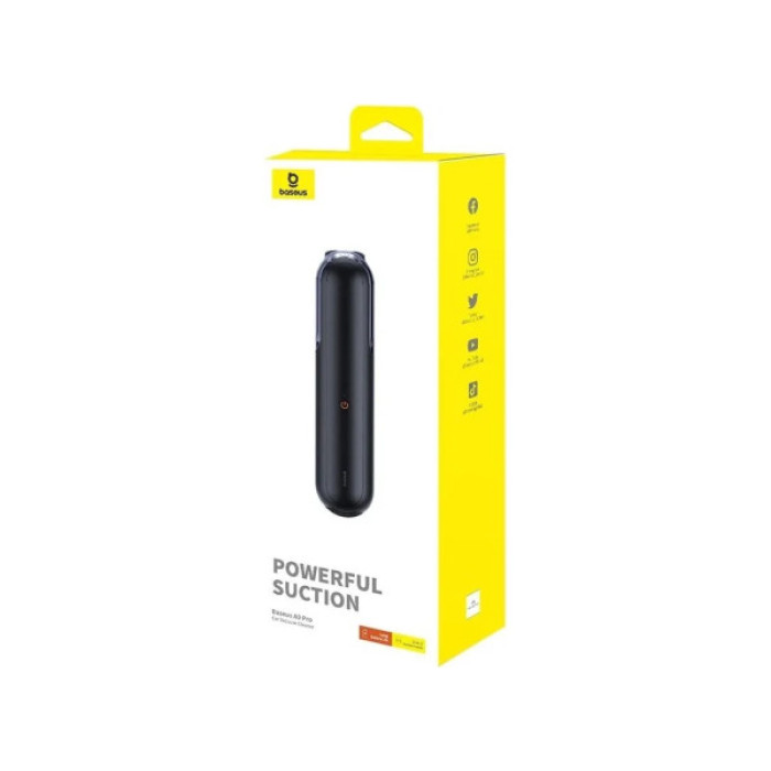Пилосос Baseus A0 Pro Car Vacuum Cleaner Cluster Black (C30466500111-00)