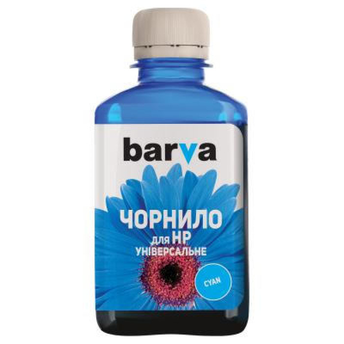 Чорнило Barva HP Universal №2 CYAN 180г (HU2-227)