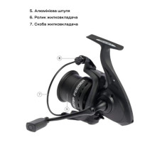 Котушка Brain Champ Feeder 5000 3+1BB 4.81 (1858.80.74)