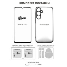 Чохол до мобільного телефона Dengos Oppo A5 Pro Case Carbon + Glass (Black) (DG-KM-150)