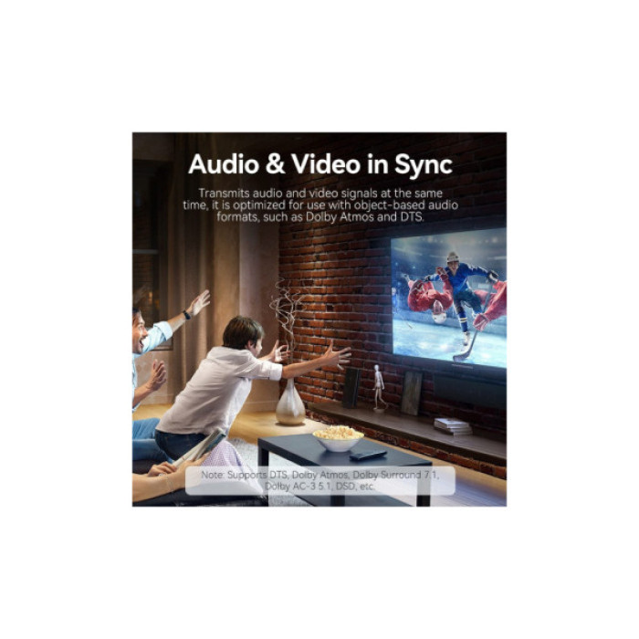 Спліттер VENTION HDMI 2.0 UHD 4K 60Hz 3D, HDCP,1080P перемикач двонаправлений (AKOB0)