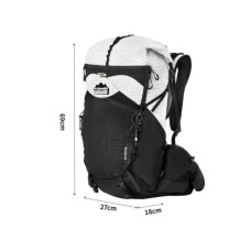 Рюкзак туристичний Naturehike Helium CNK2450XB016, 40 л, білий, L (6927595796979)