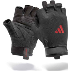 Рукавички для фітнесу Adidas Essential Training Gloves ADGB-15000RD чорний, червоний XS (885652027755)