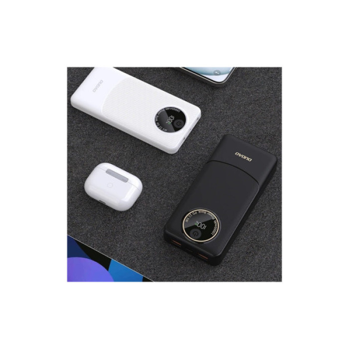 Батарея універсальна Dudao K12Pro 10000mAh 22,5W, PD, USB-A, USB-C (6976625333882)