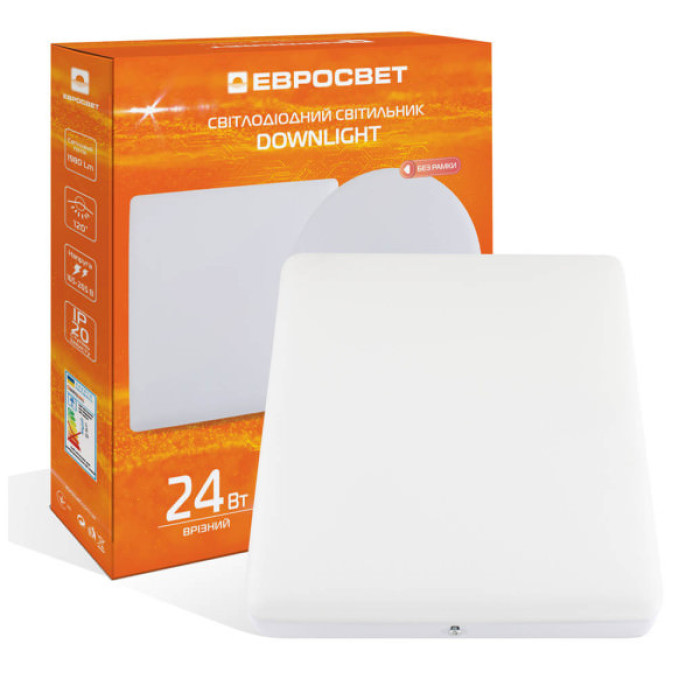 Світильник точковий Євросвітло LED-SS-170-24 6400К без рамки