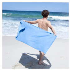 Туристичний рушник Naturehike Fitness NH20FS009 антибактеріальний 100 х 30 блакитний (6927595749999)