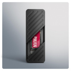 Кишеня зовнішня AXAGON USB-C 20Gbps metal box for M.2 NVMe SSD ARMORED (EEM2-20G)