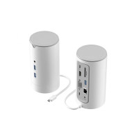 Концентратор Vention USB3.1 Type-C to HDMI/VGA/USB3.0x3/RJ45/SD/TF/TRRS 3.5m/PD/DC100W12-in-1 (TPHWC-EU)