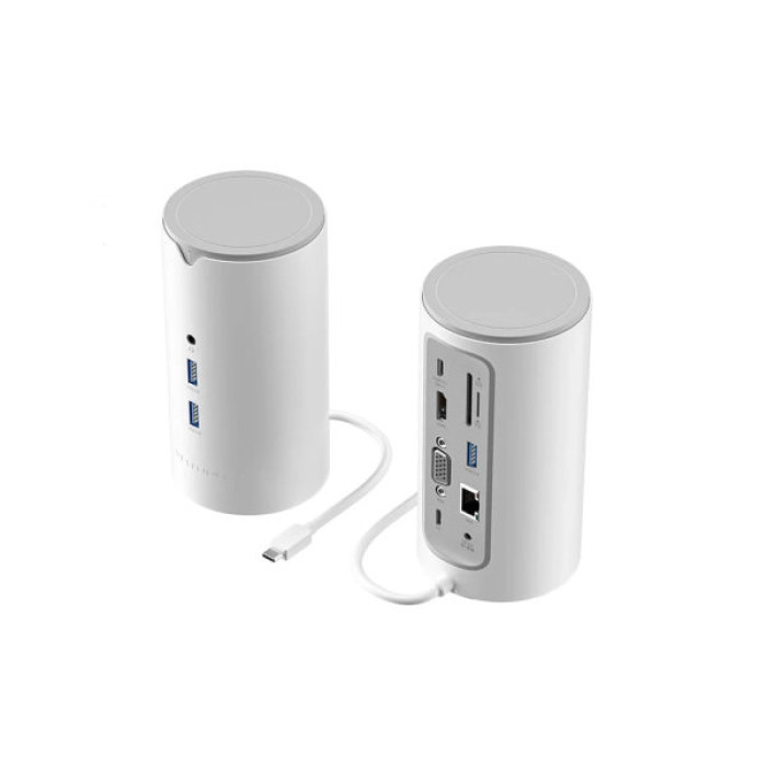 Концентратор Vention USB3.1 Type-C to HDMI/VGA/USB3.0x3/RJ45/SD/TF/TRRS 3.5m/PD/DC100W12-in-1 (TPHWC-EU)