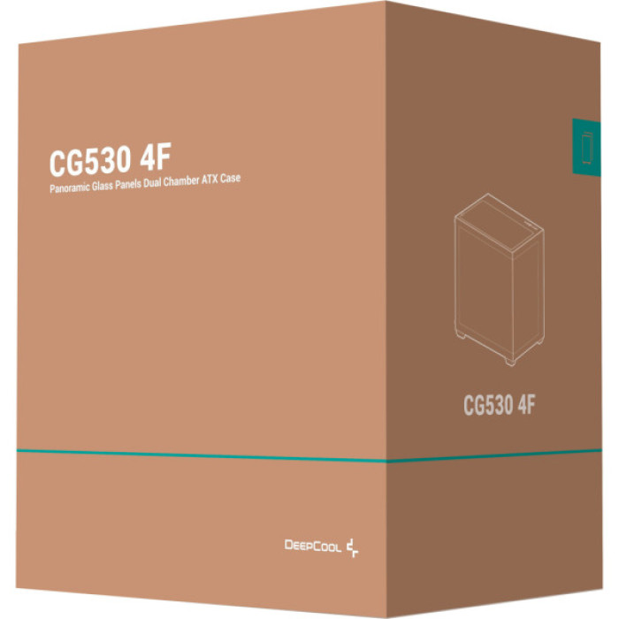 Корпус Deepcool CG530 4F Black (R-CG530-BKADA4-G-1)