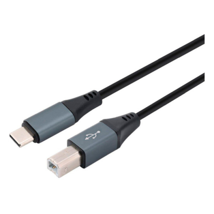 Кабель для принтера USB-C 2.0 to BM 1.8m Cablexpert (CCBP-USB2-СMBM-6)