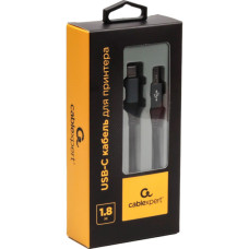 Кабель для принтера USB-C 2.0 to BM 1.8m Cablexpert (CCBP-USB2-СMBM-6)